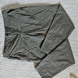 Khaki Straight Leg Pants 🌿